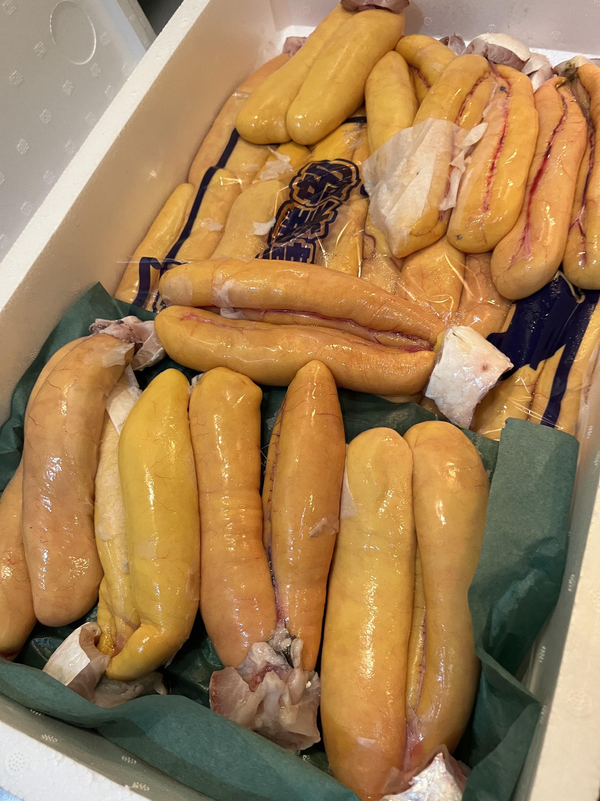 当店特製唐墨の仕込みを始めました。