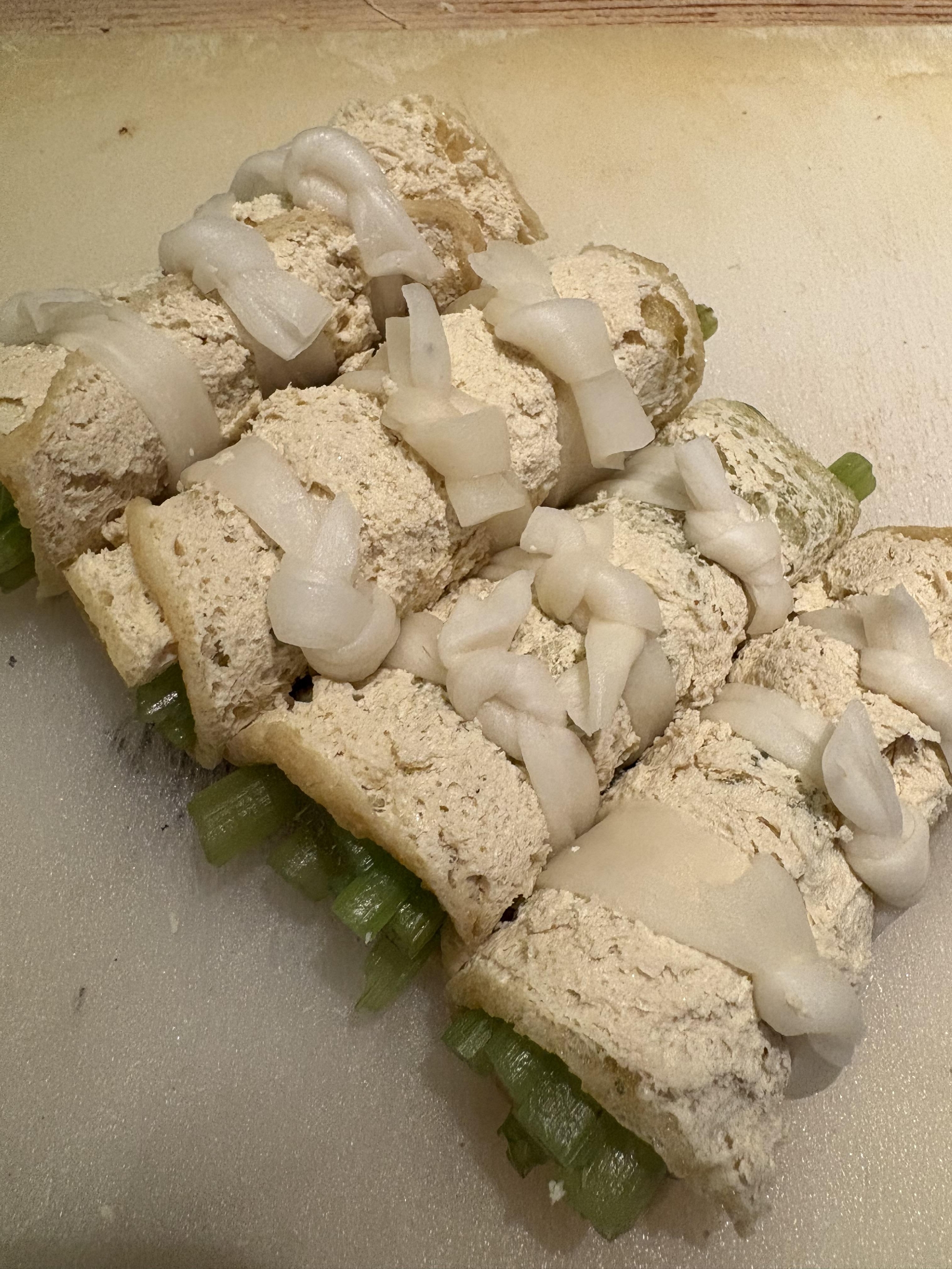 春の和食仕事 ふき信田巻き